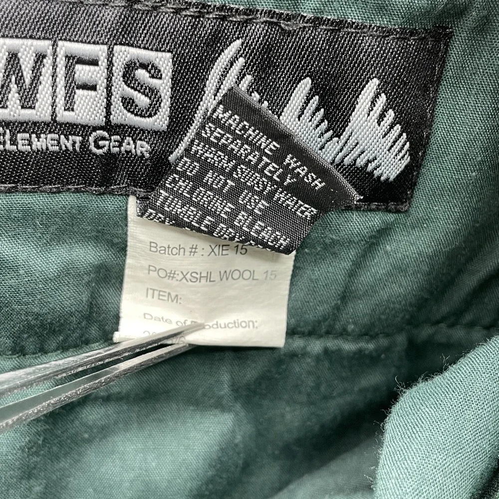 WFS Element Gear Cargo Pants Men 35x26* Forest Green Wool Blend Hunting‎ Outdoor